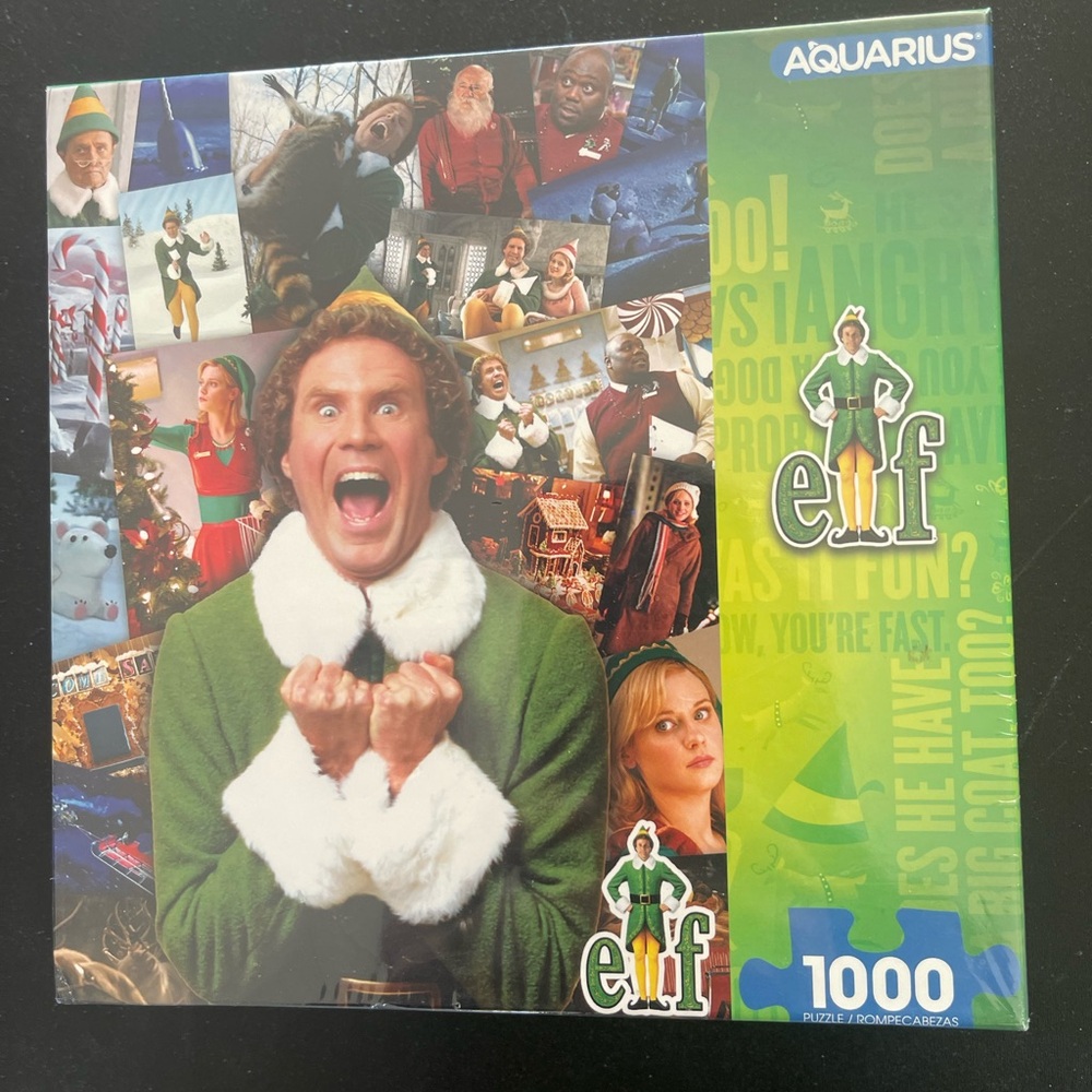 NWT Aquarius Elf Movie Puzzle - 1000 Pieces